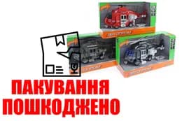 OUTLET  Вертоліт AP9907A Автопром спецтранспорт, 1:16, на батарейках: світло та звук, в коробці 32x11,5x18,5