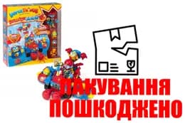 OUTLET Ігровий набір SUPERTHINGS серії «Kazoom Kids» S1 – Балун-Боксер, 3 машинки, 3 фігурки