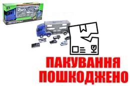 OUTLET Трейлер із машинками PS006-3 в коробці р. 34,5x14,9x9,5 см  Автопром