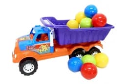 Вантажівка KW-07-601-4 "Б"самоскид з 15 кульками KinderWay
