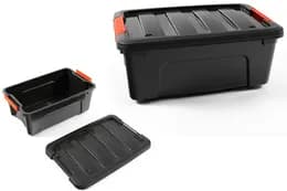 Контейнер для зберігання 01563 12 л чорно-червоний р.42x27,8x16,8 см DOLONI