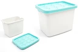 Контейнер для зберігання 01574 18 л білий р.37x27,8x27 см DOLONI