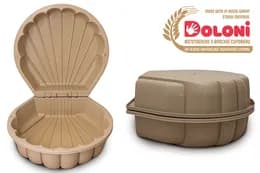 Пісочниця 01236/02eco "Мушля" світло-коричнева DOLONI