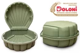 Пісочниця 01236/03eco "Мушля" бірюзова DOLONI