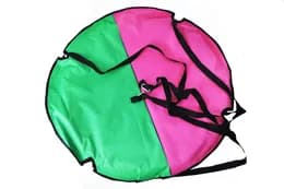 Гойдалка підвісна для дітей та дорослих, гніздо лелеки «Take&Ride Nest»  Light Green-Pink (рожево-салатова)