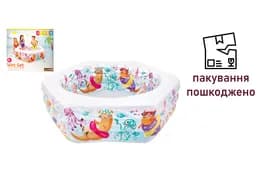 OUTLET  Басейн INTEX  Океанський риф  (3 секції, надувне дно) в коробці 56493 р.191*178*61см