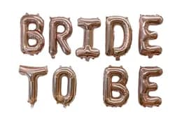 Надпис ""Bride to be"" рожеве золото 16' (40см)