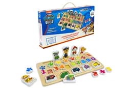 Навчальна панель KH20/040 Paw Patrol, дерев'яна, в коробці р.42x4,5x21,5 см KidsHits