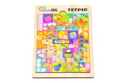 Тетріс Puz-22923 "Солодощі", дерев'яний PuzzleOk