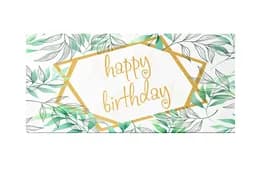 Подарунковий конверт Твоя Забава "Happy Birthday" з листочками 1шт.