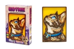 Картина пазл 3D Puz-40001 "Котик" дерев'яна PuzzleOk