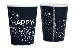 Паперові стаканчики Твоя Забава "Happy Birthday зірочка" 10шт/уп. (250мл.)