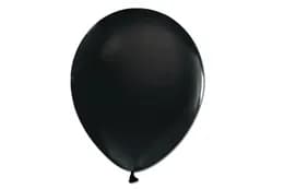 Кулька латексна, чорна 02657 (P07) 10"(25 см) Balonevi
