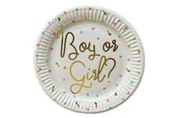 Паперові тарілки "Boy or Girl" 10 шт. (18 см)