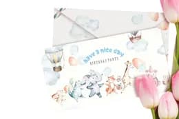Подарунковий конверт 10889 "Birthday party" 1шт.