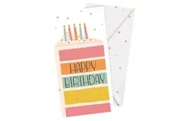 Подарунковий конверт 'Happy Birthday' шматок торту