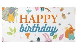 Подарунковий конверт 17345 "Happy Birthday звірята "1шт. Твоя Забава