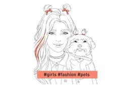 Розмальовка Жорж  #girls#fashion#pets