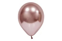 Латексна кулька Balonevi рожева (H08) хром 12" (30 см.) 1шт.
