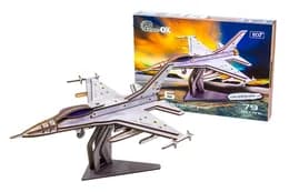 Дерев'яний 3D конструктор F16 79 дет. Арт-26913 р. 33*16 см PuzzleOK