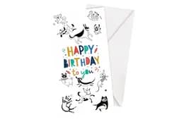 Подарунковий конверт 'Happy Birthday to You' собачки