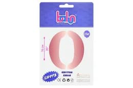 Фольгована кулька 02400 цифра "0" рожеве золото 30" (76 см) 1 шт Balun