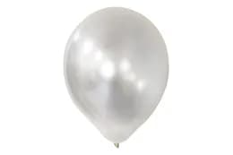 Латексна кулька 02677 (M01) металік 10" (25 см.) 100шт. Balonevi біла