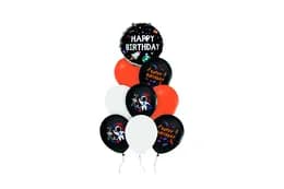Набір з 9 повітряних кульок "Happy birthday space" ТМ "Твоя Забава"