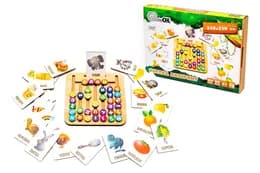 Абетка -Лабіринт Puz-72859 "Монтессорі ", дерев'яна, розмір 21х21 см PuzzleOk