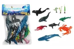 Набір морських тварин 303-96 7 шт в кульку, в коробці р.34x24x6 см YG TOYS