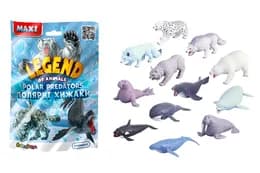 Стретч-іграшка у вигляді тварини серії "LEGEND OF ANIMALS МАКСІ" 102/CN22 – ПОЛЯРНІ ХИЖАКИ у дисплеї