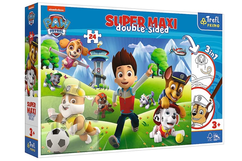 Пазли - 24 елм. SUPER MAXI - 41001 "Щенячий патруль. Пригоди", Trefl