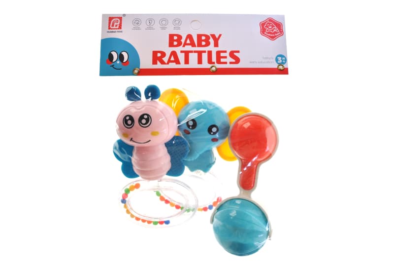 Набір брязкалець D269 в кульку 3 шт. р.23x17 см YG Toys