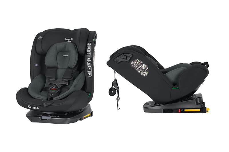 Автокрісло CARRELLO Asteroid i-Size CRL-17001 Magnet Gray 40-150см ISOFIX, поворот