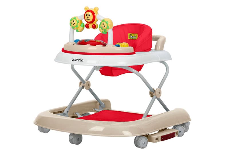 Ходунки CRL-9602/3 "Libero" Red 3в1 (ходунки, гойдалка, каталка) CARRELLO