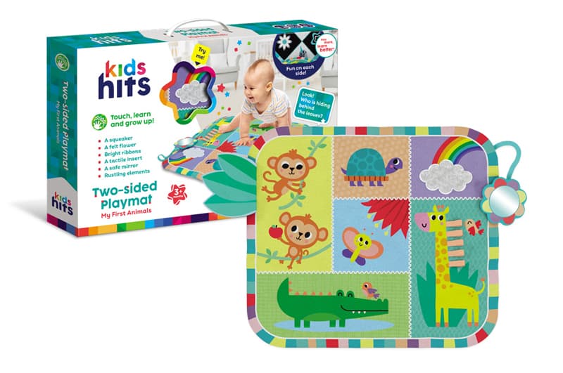 Килимок KH06/005 тактильний, в коробці KidsHits