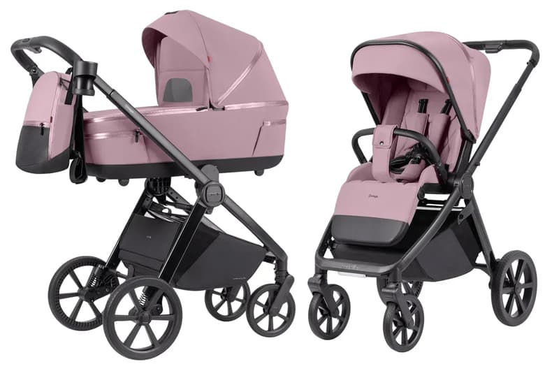 Коляска універсальна CARRELLO Omega CRL-6540/1 Galaxy Pink (2in1) + adapters