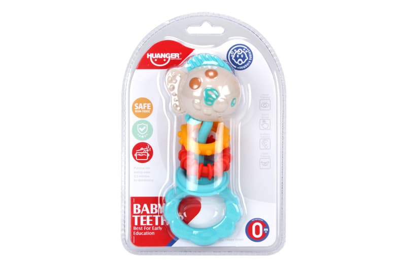 Брязкальце HE0137 "Рибка" на блістері р.20,2x13,6 см YG Toys