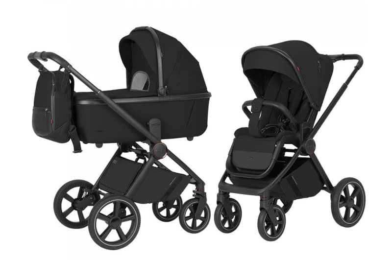 Коляска універсальна CRL-6528 "Ultimo" 2in1 AIR Sable Black CARRELLO
