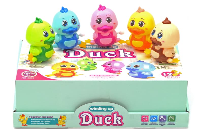 Іграшка заводна 6632 "Каченя" в дисплеї 12 шт. р.31,5x21,2x9,2 см YG Toys