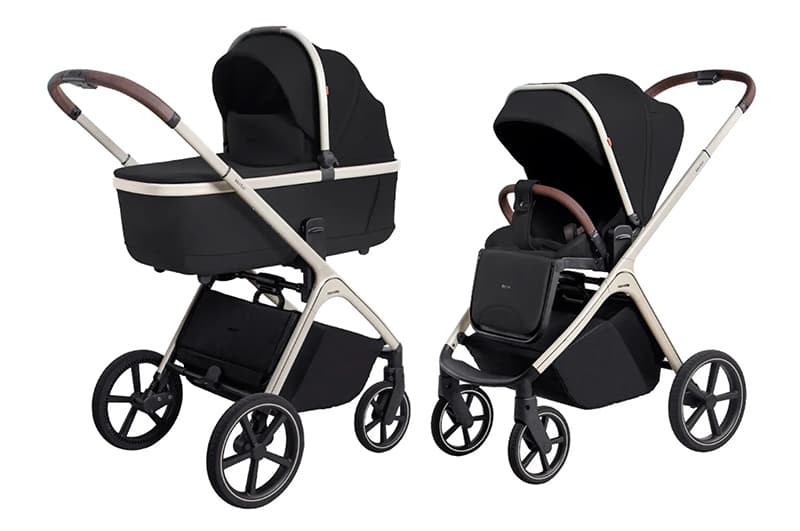 Коляска універсальна CRL-6550 "Vector" 2in1 Pearl Black CARRELLO