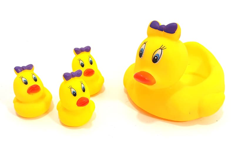 Набір пікалок AY004E "Каченята" 4 шт. в сітці р.15x14x12 см YG Toys