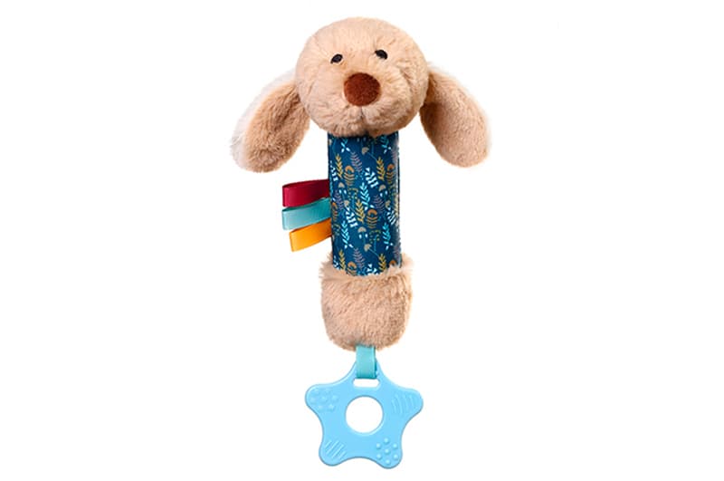 Брязкальце 1524 "Цуценя Віллі" з пищалкою р.25x6,5 см BabyOno