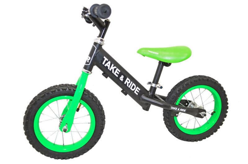 Велобіг Take&Ride RB-50 Classic чорно-салатовий