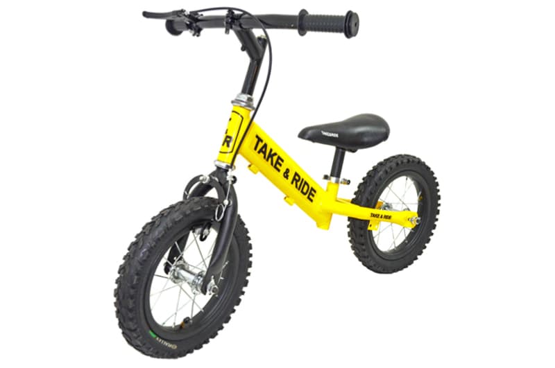 Велобіг Take&Ride RB-50 Lux з тормозами жовто-чорний