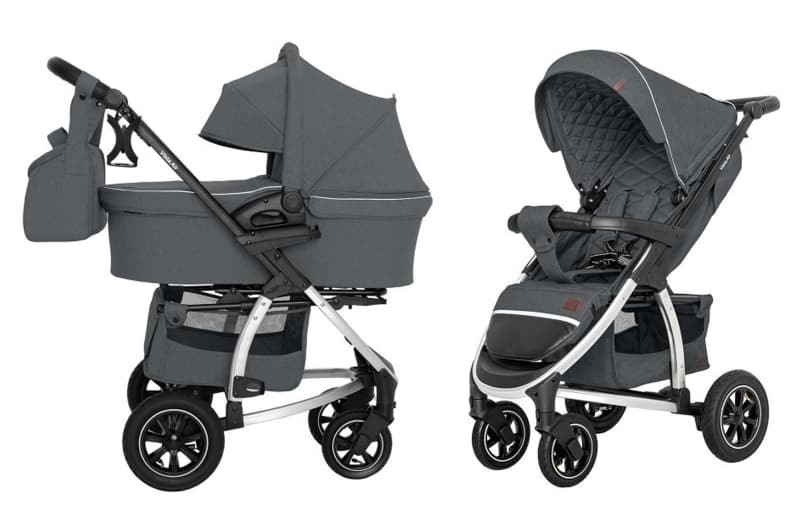 Коляска універсальна Vista CRL-6506 (2in1) Steel Gray CARRELLO