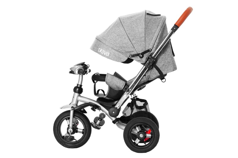 Велосипед триколісний TILLY TRAVEL T-387/1 Сірий льон