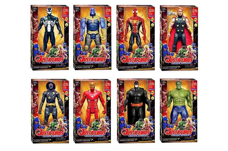Герої D558-3/D558-2/D558-1/D558-19/D558-17/D558-15/D558-98/D558-10 Avengers 8 видів коробка 37*6,6*21 см