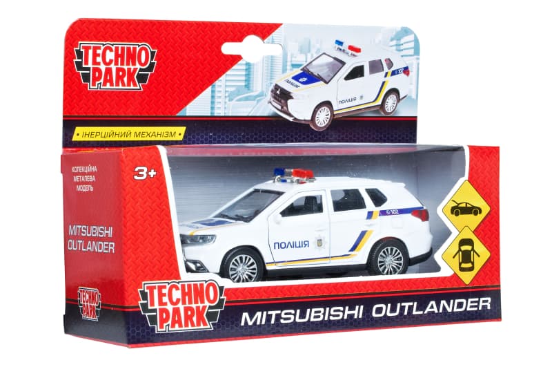 Автомодель - MITSUBISHI OUTLANDER POLICE (1:32) OUTLANDER-POLICE TECHNOPARK