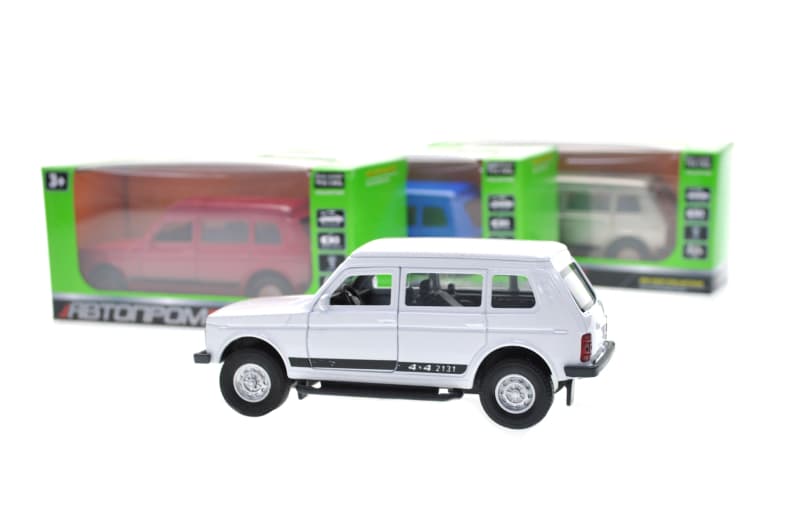 Машина металева 3287 "АВТОПРОМ",1:32-36, світло, звук, в коробці 15*7*6,8 см